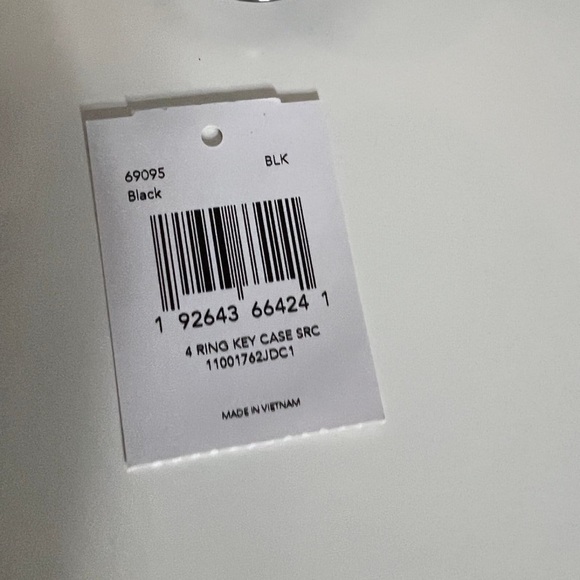 NWT Coach Retail Four Ring Key Case Black Leathere - Picture 6 of 10